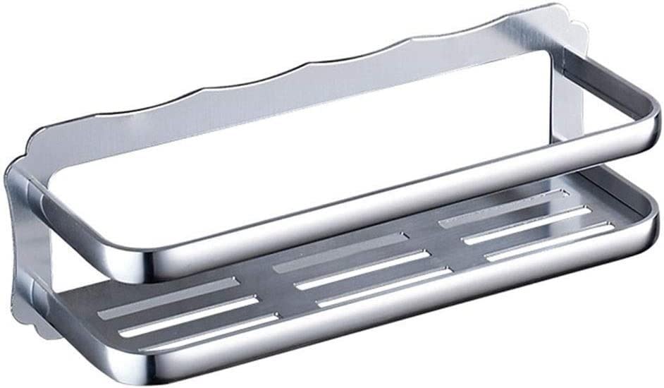 Ruiseawing Bathroom Bath Rack Wall Shelf Space Aluminum Toilet Shelf Bathroom Shelf Shower Caddy