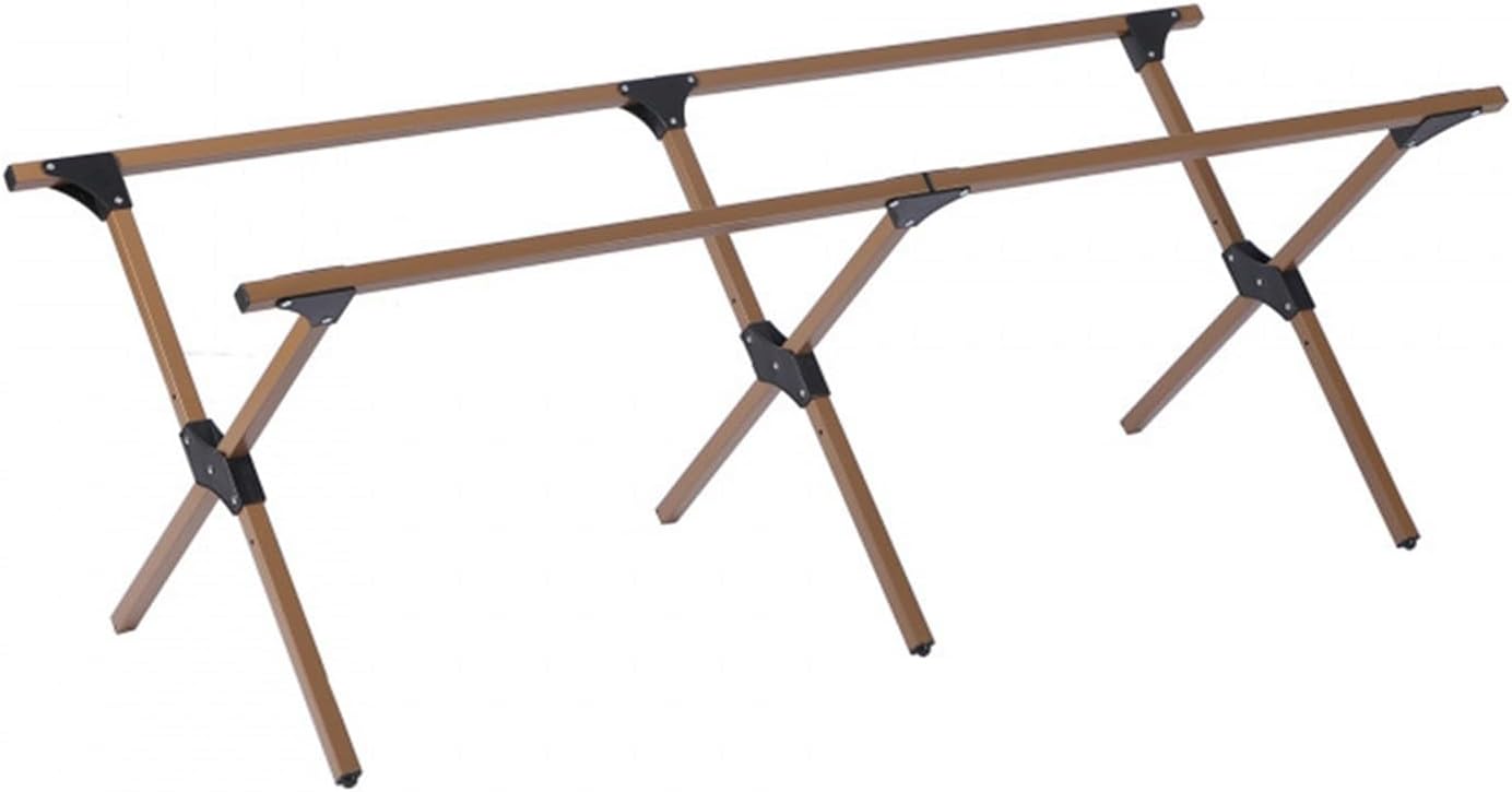 Portable Folding Camping Table, Lightweight Outdoor Low Picnic Table, for Beach,Party, Patio, BBQ, Travel(Wooden)