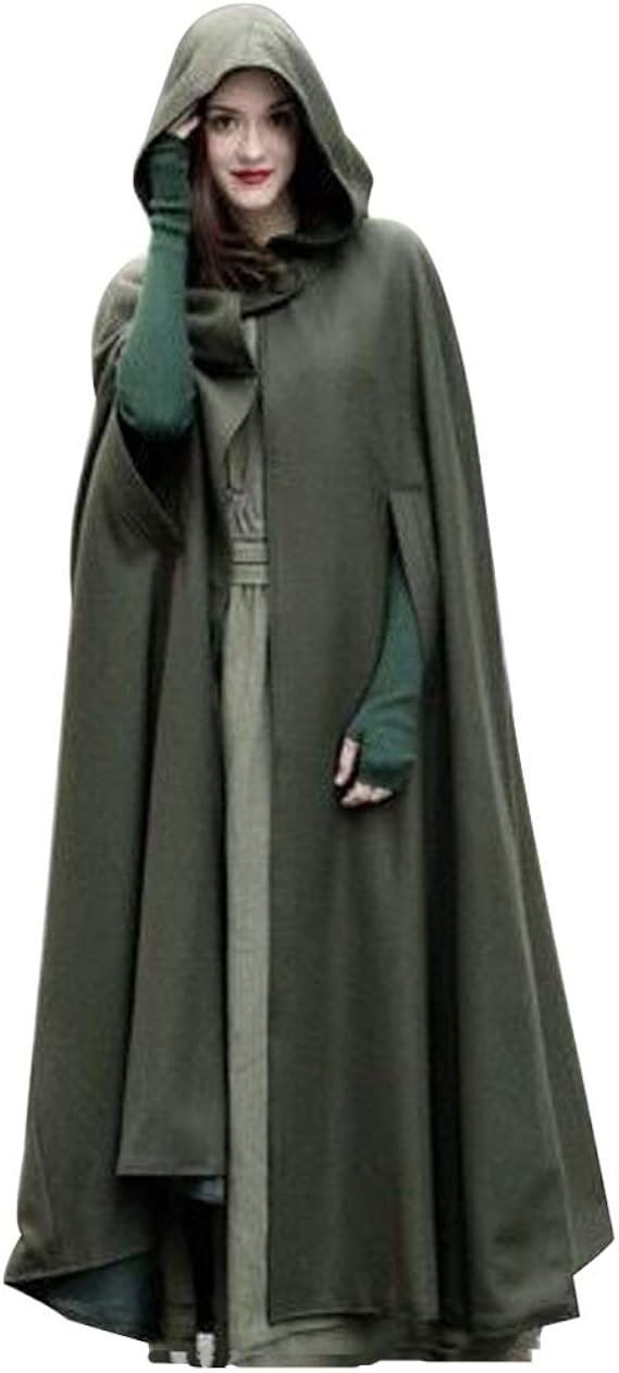 hooded cape jacket