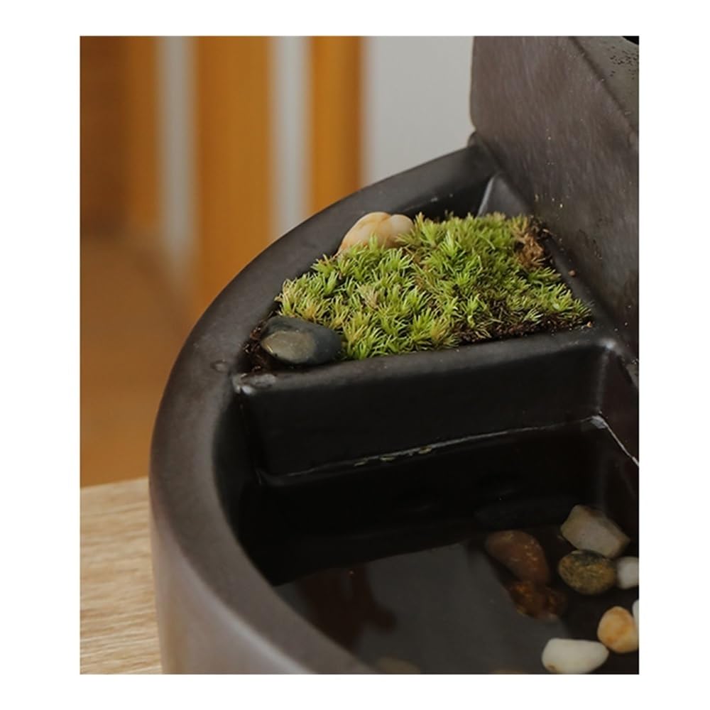 Fuente de Escritorio, Fuente de relajación Creativa de sobremesa con decoración de Agua Corriente