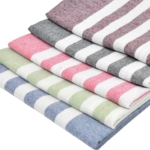 Image of Premium Hand Towels | 180 GSM Cotton Hand Towels | Hand Towel Set of 5 | Hand Towel for Gym | Soft Towels | Size 16W x 25L (Multicolor, Pack of 5)