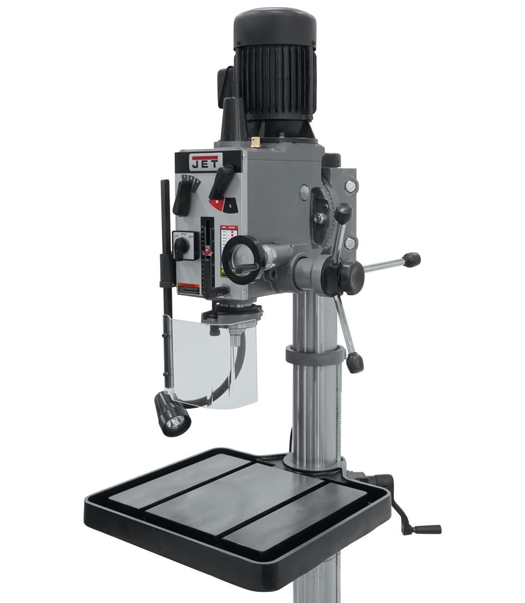 JET 20-Inch Geared Head Drill Press, 2 HP, 230V 3Ph (Model GHD-20