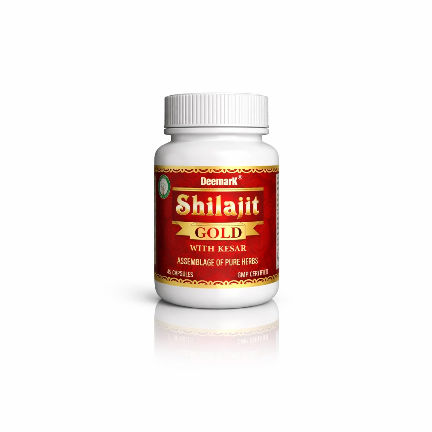 [BRSROFLYCF7A2YLD] Deemark Pure & Original Gold Shilajit Capsule for Men and Women | 100% Natural Ayurvedic Capsules for Strength, Stamina, Power & Recovery | Helps Boost Immunity & Energy | 45 Capsules