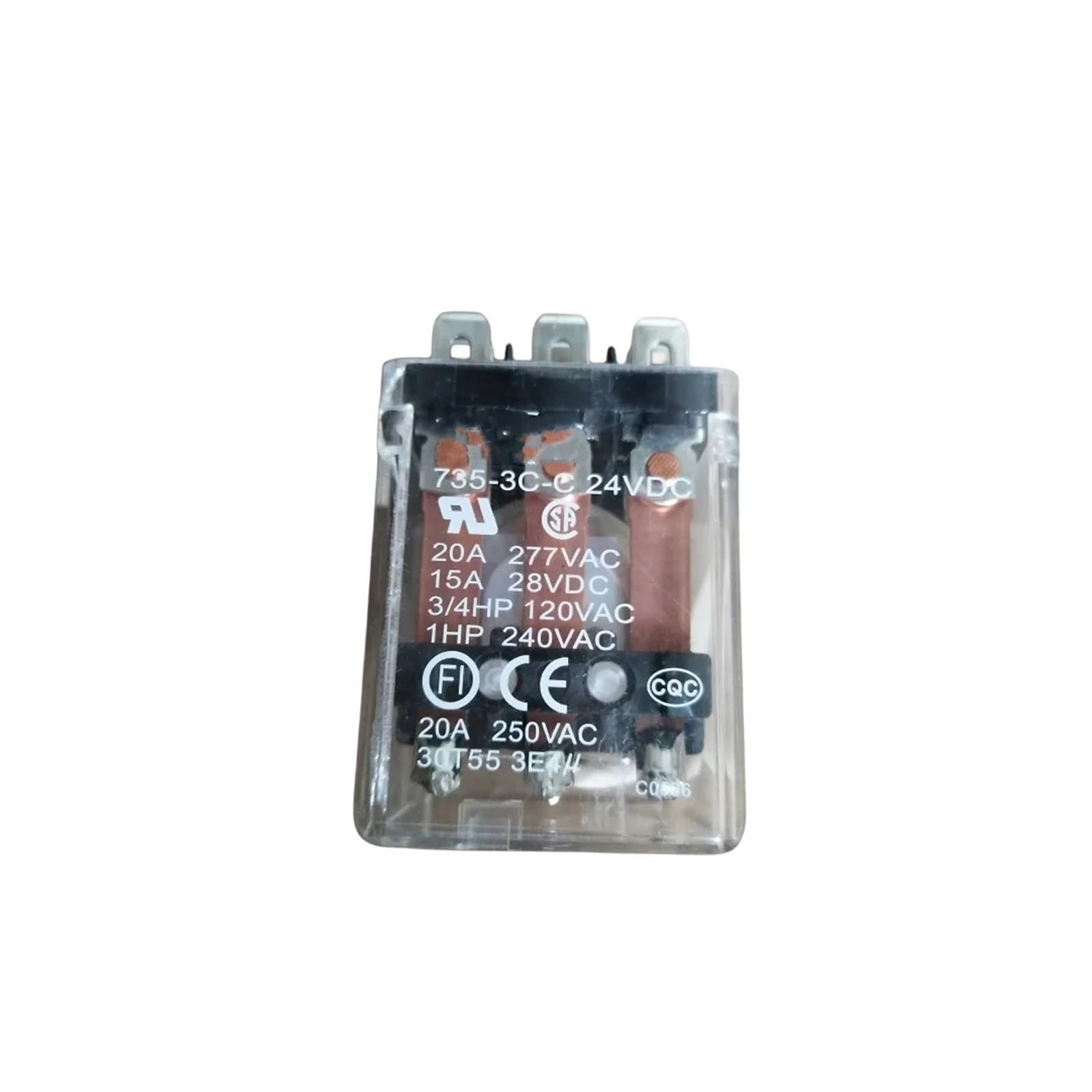 Relais 735-3C-C-24VDC pour éviter les surcharges de circuit 20A