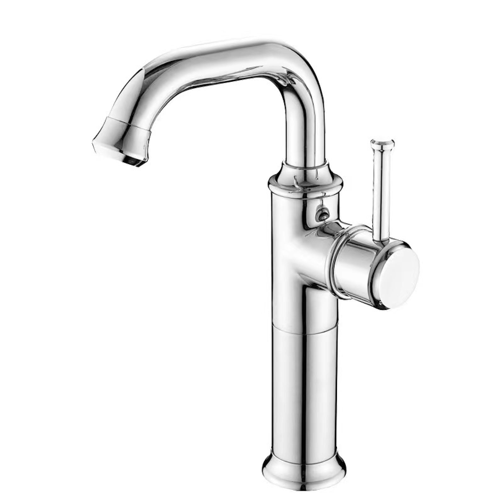 Fanjubei High Electroplating Quality Bathroom Copper Hot And Cold Washbasin Rotating Faucet, Electroplated High