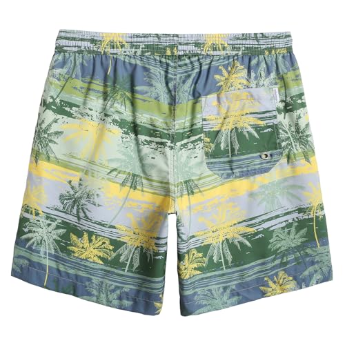 Image of maamgic Mens Slim Fit Swim Shorts Swim Trunks 7 inch Quick Dry Mens Bathing Suits with Mesh Lining