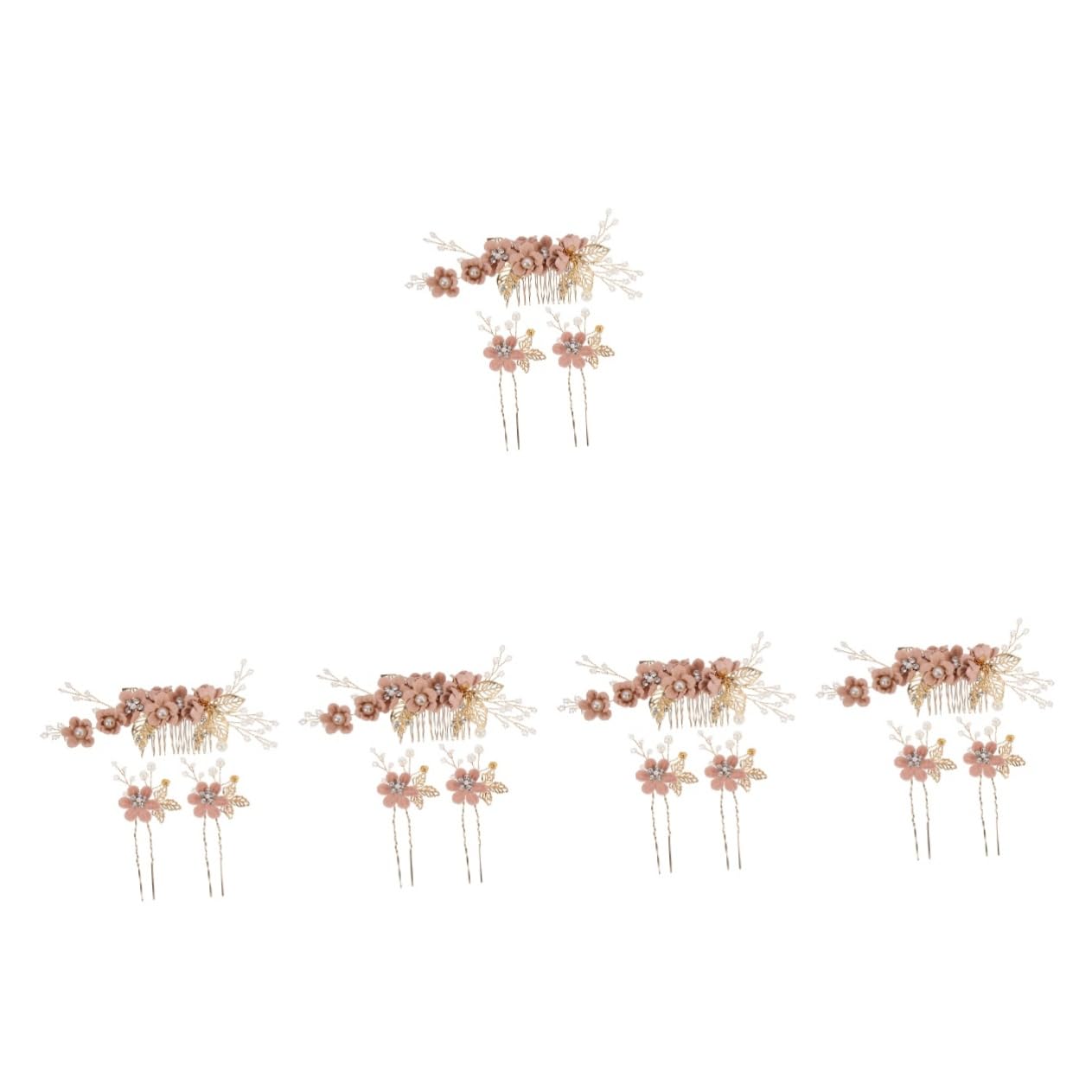 minkissy 15stücke Hochzeit Haarschmuck Teiliges Vintage Haarspangen Für Bräute Und Brautjungfern Eleganter Haarschmuck Mit Blumenmotiv Für Hochzeiten Und Besondere Anlässe