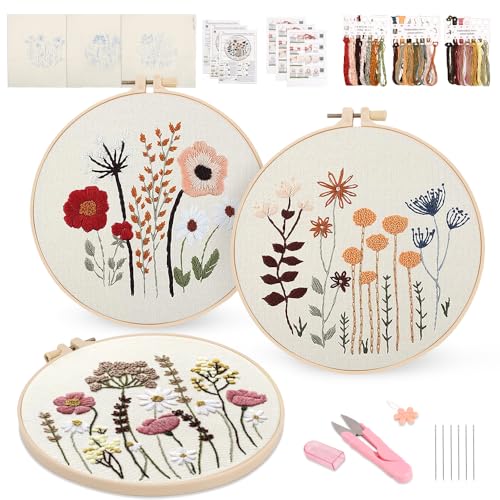 Kit Bordado, Kit Bordado Iniciante de Croche, Punch Needle