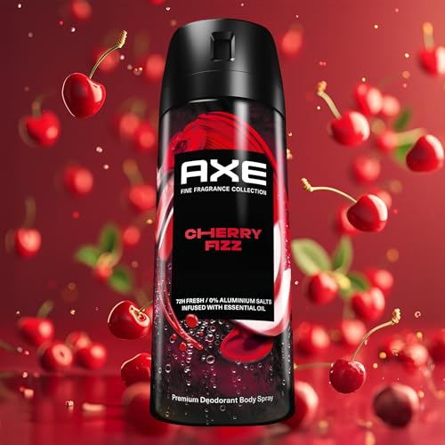 Axe Premium Bodyspray Cherry Fizz Deo ohne Aluminiumsalze für 72 Stunden Frische 150 ml – Ansicht 5