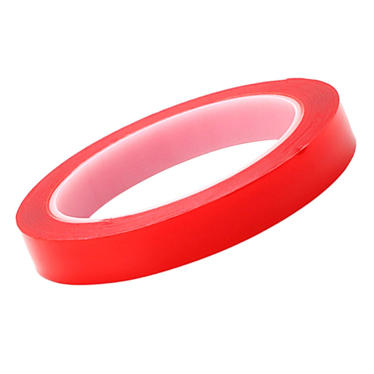 Uonlytech 4 Rollen Bürokratie im Freien doppelseitiges klebeband für stoff Dasselbe drinnen Multifunktion schwer Starkes Band dickes Klebeband breites Klebeband Mehrzweckband Acrylsäure rot