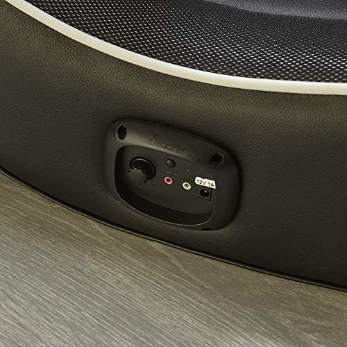 X-Rocker Chimera RGB Floor Gaming Chair with Neo Motion LED Lighting and 2.0 Audio Speakers, Multicolour Light Up Folding Rocking Seat - Black