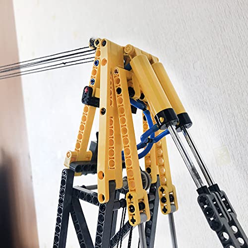 Spide Extra groß Raupenkran Baukasten mit Motorsatz, 3846PCS Kabelgesteuert Kran Bausatz, Maschinenbau Baufahrzeug… – Bild 7