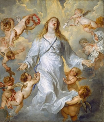 Toile Anthony Van Dyck La Vierge comme intercesseur peinture reproduction haut de gamme