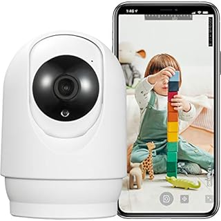 Security Camera Baby Monitor 1080P Wifi Camera with Night Vision, Motion Detection, Two-Way Audio, Cloud Service for Baby Pet Indoor surveillance