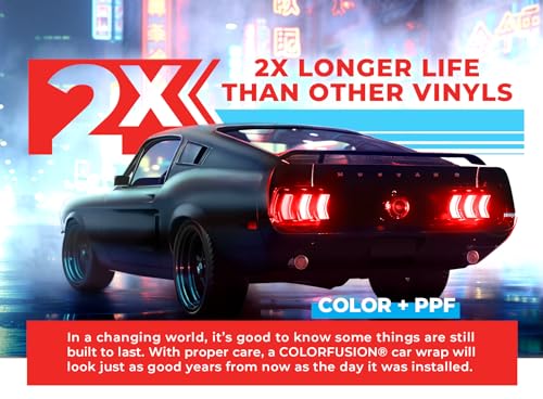 Image of ColorFusion PPF by VViViD, Matte Stealth Midnight Black Dry Apply PPF Vinyl Car Wrap Roll 1.3ft x 5ft