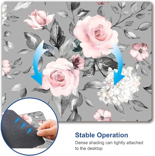 Image of Premium-Textured Mouse Pad, Non-Slip Rubber Base Mousepad for Laptop, Computer & PC, 9.5x7.9 in - Enhanced Precision, Ergonomic Comfort, Ideal for Gaming & Office (OMA-13)