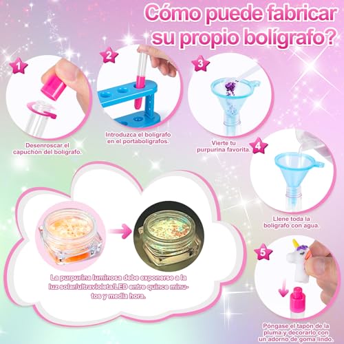 Kit de Creación de Bolígrafos con 55+ PCS, Cree 15 Bolígrafos Personalizados, Manualidades Niños 5 6 7 8 9 10 años, Juego Creativo Infantil, Regalo Juguetes para Niños y Niñas 3 Kit De Creación De Bolígrafos Con 55+ Pcs, Cree 15 Bolígrafos Personalizados, Manualidades Niños 5 6 7 8 9 10 Años, Juego Creativo Infantil, Regalo Juguetes Para Niños Y Niñas