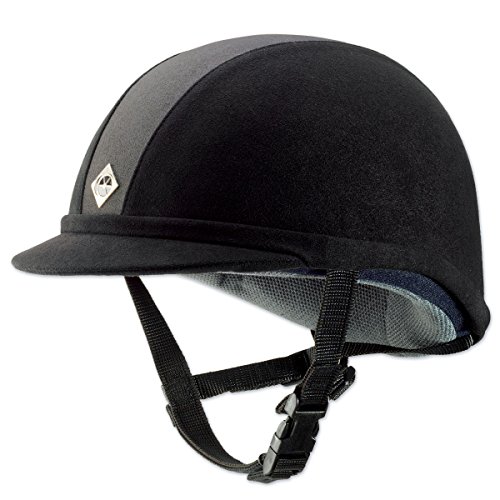 Charles Owen jR8 Helmet (Black, 7 1/4)