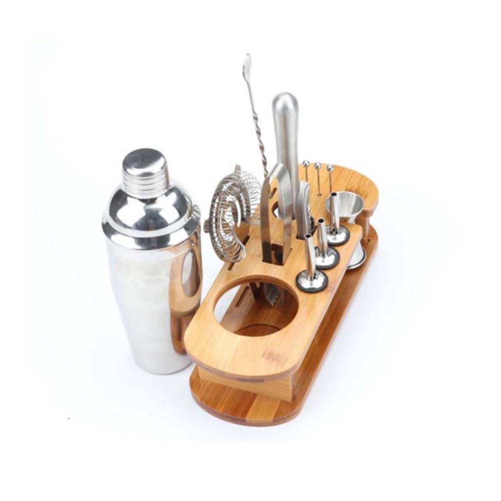 Juego de Cocktail Shaker Juego de 16 Piezas de coctelera de Acero Inoxidable, coctelera, Barra de Barman, Herramientas Profesionales, Juego Completo de coctelera Coctelera Profesional Herramientas (C