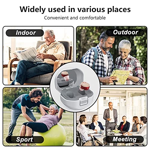 Rechargeable Hearing Aid with Nano Charging Case - Mini Sound Amplifier Earplugs for Adults and Seniors, with Noise Cancellation. 7 Rechargeable Hearing Aid with Nano Charging Case - Mini Sound Amplifier Earplugs for Adults and Seniors, with Noise Cancellation. - Image 8