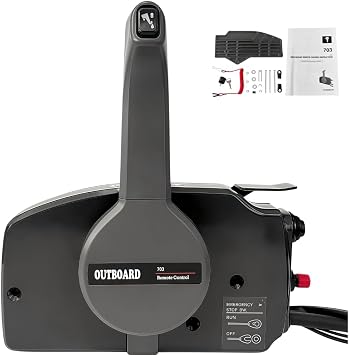Mechanical 703 Side Mount Control Box Black 703-48207-17 703-48205-16 Push to Open 10 Pin Harness For Yamaha Outboard Engine