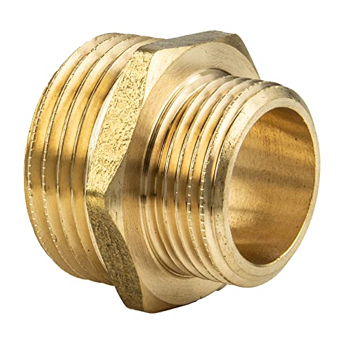 tecuro Mamelon double réduit, filetage extérieur des deux côtés G 1/4 x 1/2
