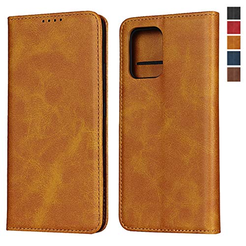 Jaorty Galaxy S10 Lite Wallet Case,Premium Pu Leather Flip Folio Case With Card Slots,Cash Pocket,Kickstand With Magnetic Closure For Samsung Galaxy S10 Lite (2020 Release) 6.7 Inch Khaki #TOP9