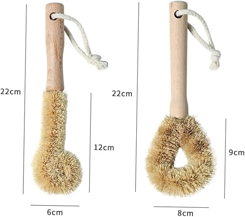 Miniatura 5 de Hemoton Cepillo de limpieza de cocina, limpiador de platos, limpiador de fregadero, limpiador de platos, limpiador de botellas de agua, cepillo de