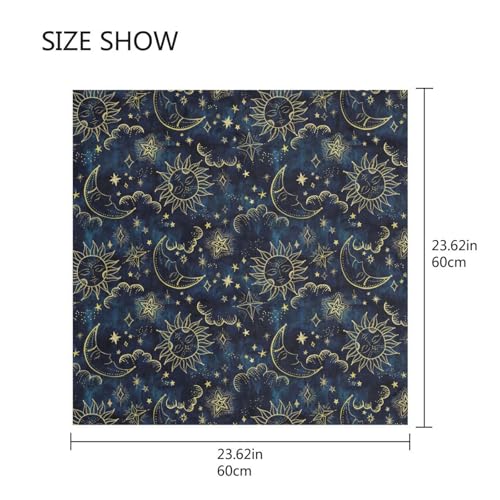 24"x 24" Silk Scarfs Headscarf Neckerchief Small Square Scarf for Women3