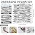 URCOLOR 10-Sheet Kitchen Backsplash Tiles Peel and Stick, 12”×12” Self Adhesive Wall Tile for Bathroom, Brushed Silver Gray