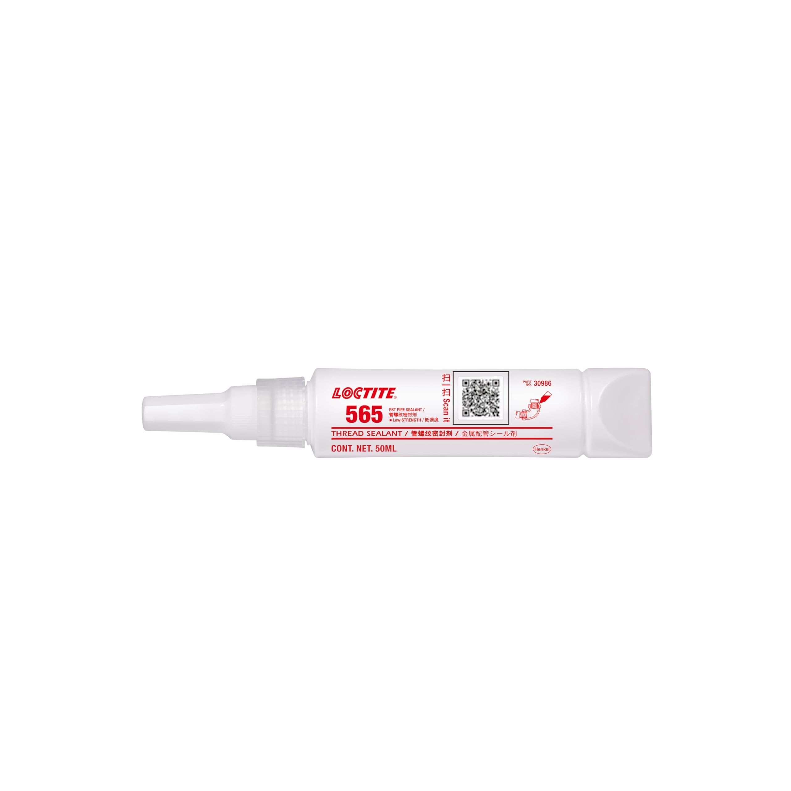 Loctite 565-50ml | Threadsealant | Non-Clogging in hydraulic and pneumatic system| Prevents leakage and fills all gaps | Metal Pipes - Easy to disassemble