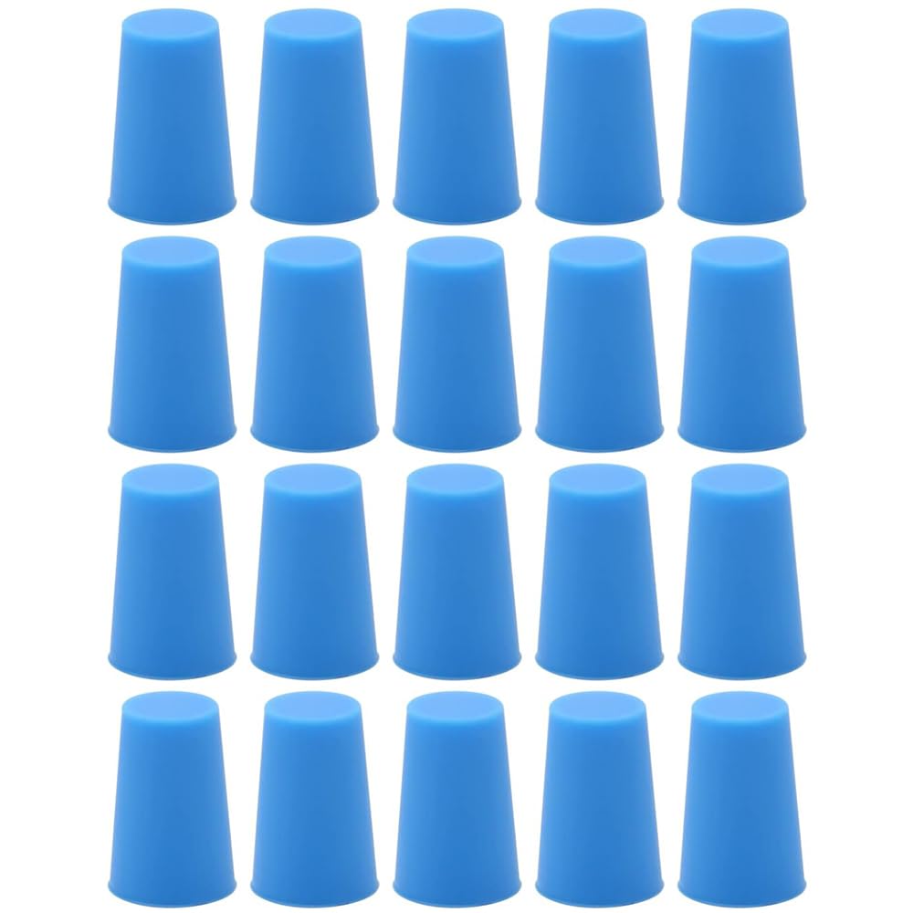 20 Stück konischer Silikon-Gummistopfen, Silikon-Gummistopfen für Löcher, konische Vollgummistopfen für Löcher, Sprühen, Beschichten, Lackieren (K)