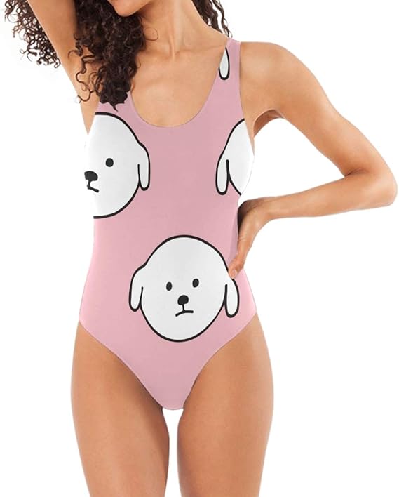 Amazon ビション フリーゼ 犬 レディースワンピース水着 競泳水着 バックレス 水陸両用 Uvカット 並行輸入品 ワンピース 通販