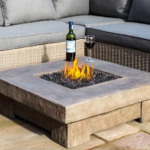 vchin Fire Glass, Fire Pit Rocks for Propane Firepit, Fireplace and Outdoor Decorative, 10LB High Luster 1 Inch Amber Diamonds Glass Beads by vchin - Image 6