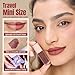 exmiloo Mini Lip Tint Stain Set – 4 Colors Liquid Lip Stain Kit for Matte & Glossy Finish, Lightweight Lip and Cheek Tint for Women and Girls, Vegan & Cruelty-Free