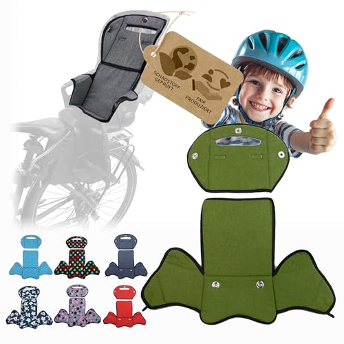 Ersatzbezug Sitzkissen Bezug [Auflage für Kinder Fahrradsitz] kompatibel...