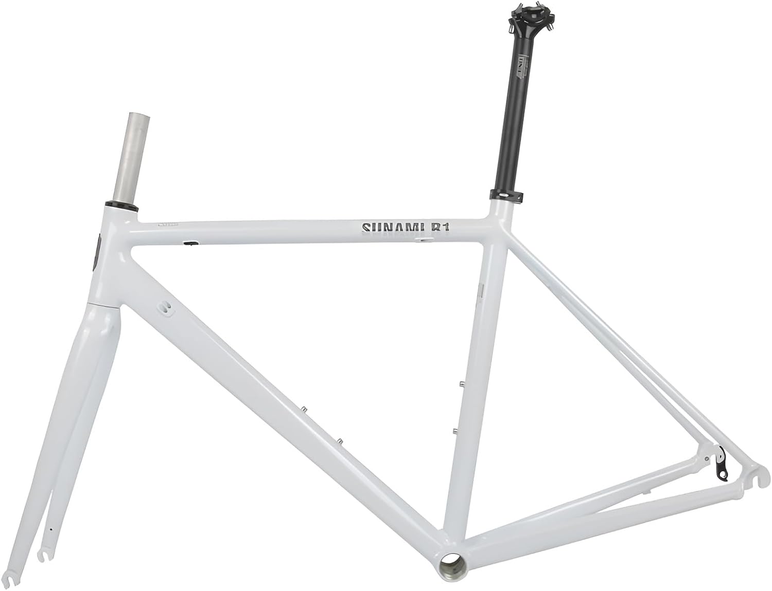 700C Road Bike Frameset C/Rim Brake Aluminum Alloy Frame 44/47/50/53/56cm QR Frames 100/130MM Semi-Internal Routin