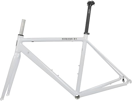 700C Road Bike Frameset C/Rim Brake Aluminum Alloy Frame 44/47/50/53/56cm QR Frames 100/130MM Semi-Internal Routin