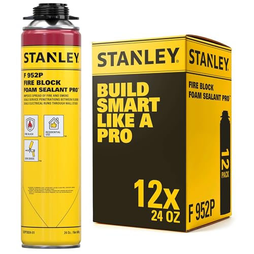 Stanley Fire Block Spray Foam Sealant (12 Pack)