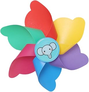 INOOMP Plastic Windwill Colorful Decor Pinwheels for Lawn Decorations Decorative Windwill Party Decor Plastic Windwill