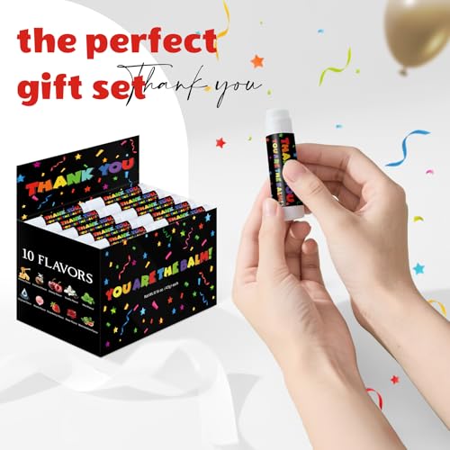 Image of 50 Pack Employee Appreciation Gifts Moisturizing Lip Balms Bulk for Staff Teacher Team Employees Small Thank You Gift You're The Balm Winter New Year Appreciation Party Favors for Coworkers Volunteer