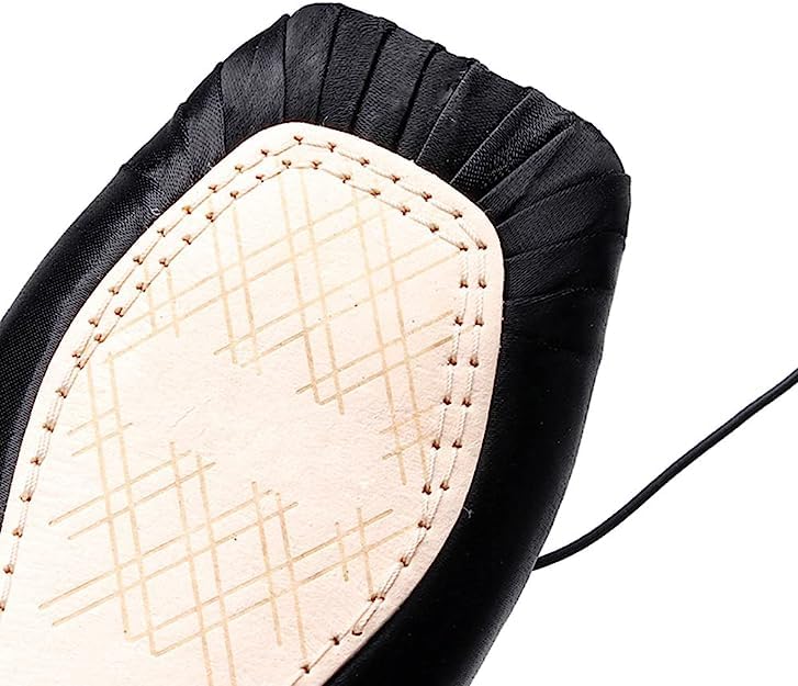 Ballet Spitzenschuhe für Damen und Mädchen,Schnürung zum Schutz von Satin Tanzschuhen Ballettschuhe Ballettschläppchen