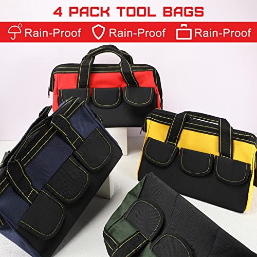 Sac à outils multifonction de grande capacité 33 cm avec base imperméable - 4