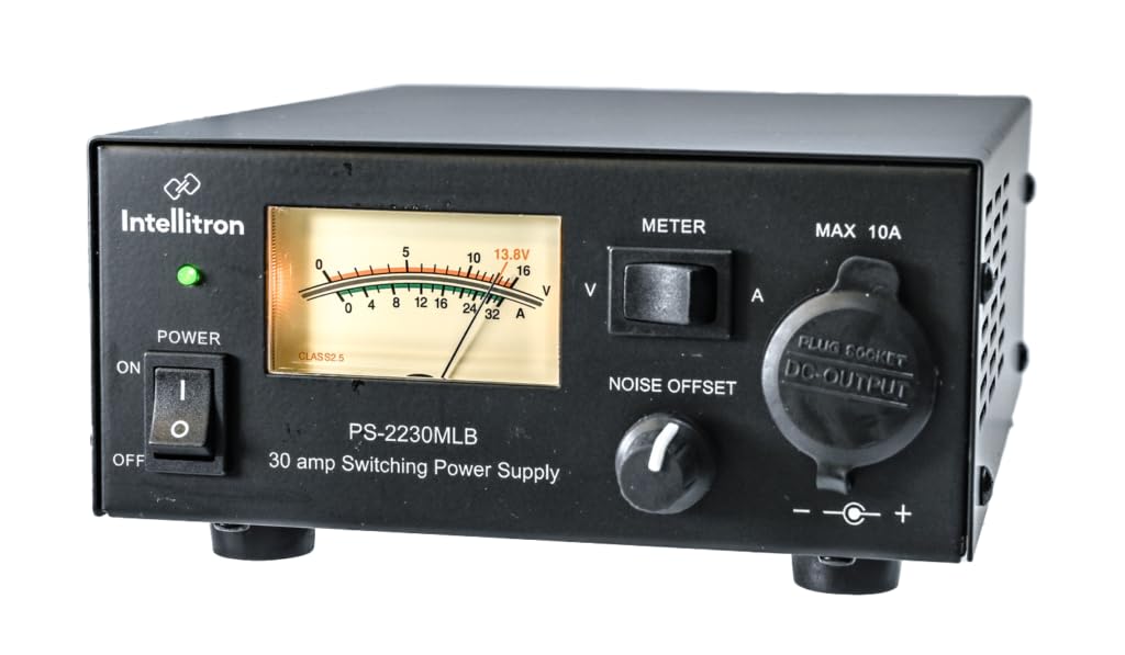 Intellitron PS-2230MLB 30 amp Switching Power Supply with 12V DC Power Outlet
