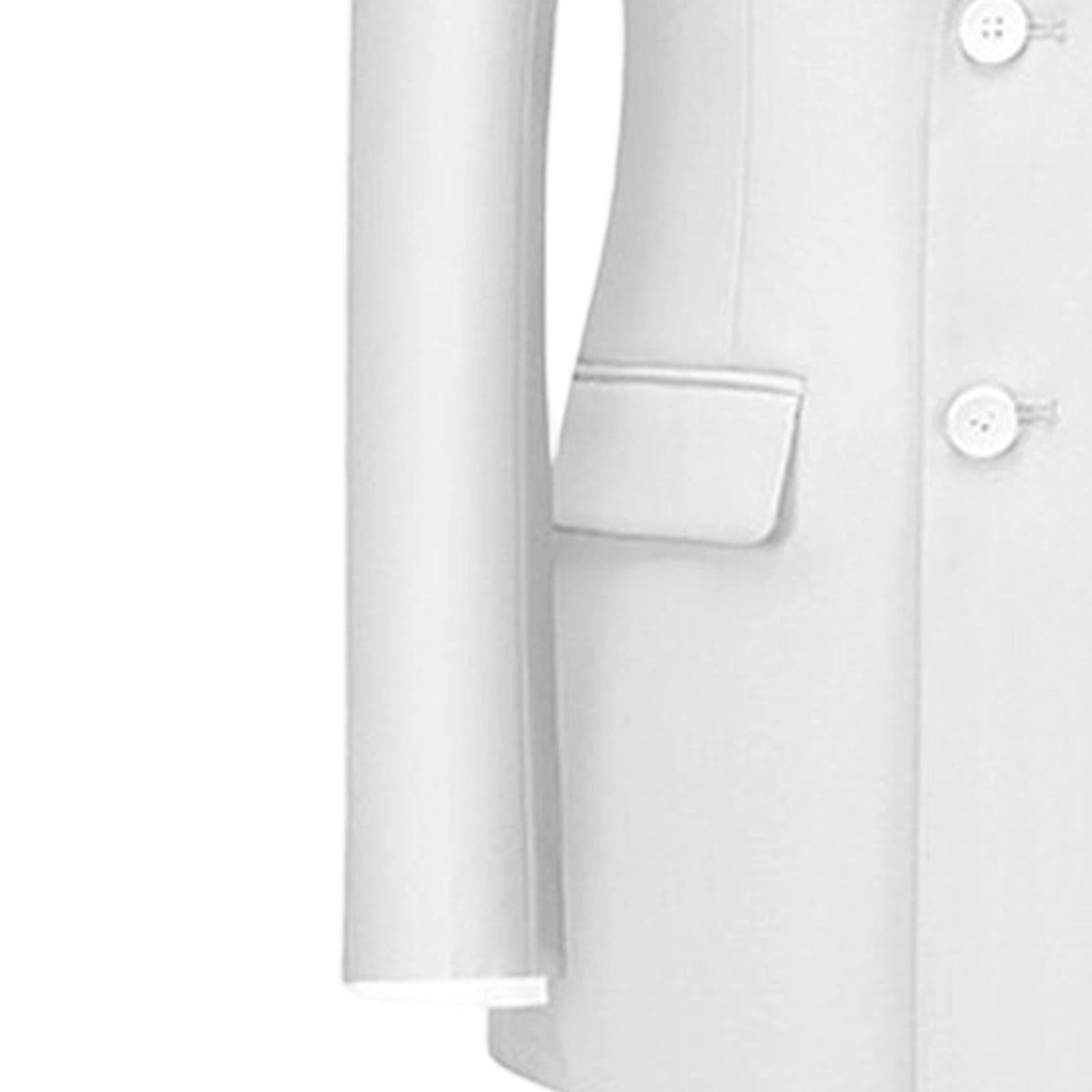 Traje de Negocios Cruzado para Hombre, Corte Entallado, Estilo Deportivo, Chaqueta con Solapa de Muesca y Botones Dorados.
