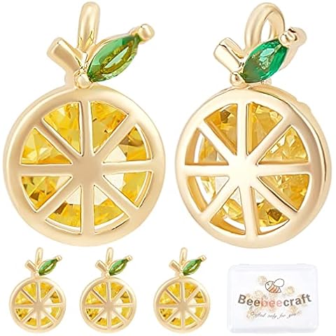 Beebeecraft Dijes de Limón Chapados en Oro Cover