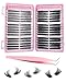 HUVZOR 600 pezzi Ciglia finte Cluster Lashes Kit,Kit ciglia per capelli fai da...