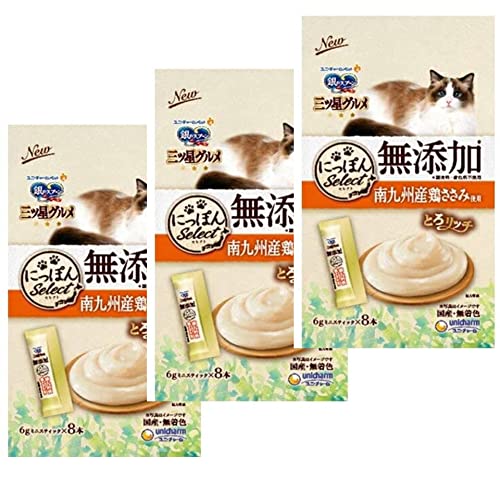 銀のスプーン 三ツ星グルメおやつ にっぽんSelect 無添加 とろリッチ 南九州産鶏ささみ使用 ×3コ