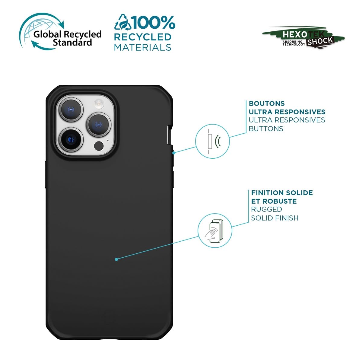 066054 funda para teléfono móvil 15,5 cm (6.1") Negro