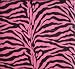 Hot Pink Zebra Print Queen Size Sheet Set 4 PC Safari Animal Print Bedding